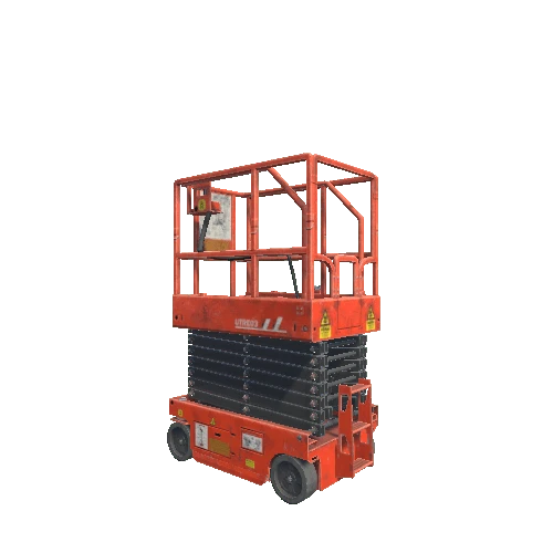 Scissor_lift_Red_Damage Variant